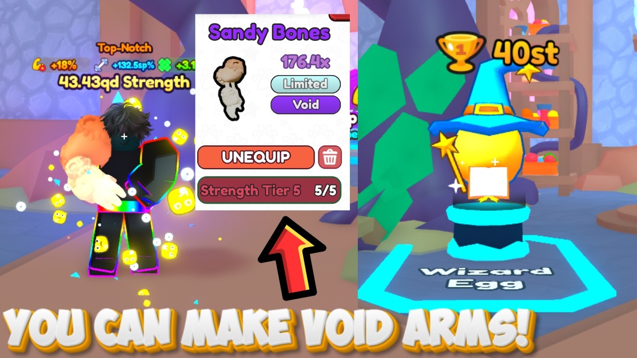 ARM WRESTLING SIMUALTOR WIZARD WORLD IS HERE AND THIS UPDATE IS CRAZY!