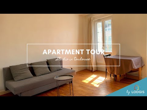 Apartment Tour // Furnished  25m2 in Toulouse – Ref : 1T122386