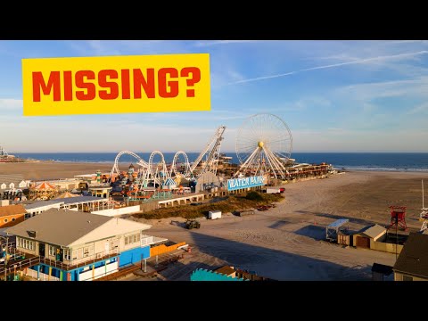 What's Missing Here?? -  Wildwood Boardwalk Drone Tour Fall 2023