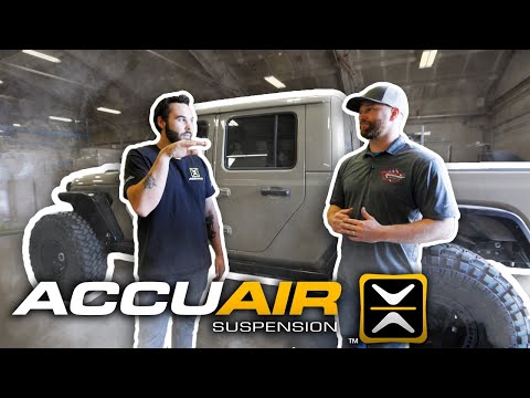WORLD'S FIRST AIR RIDE LONG ARM JEEP GLADIATOR