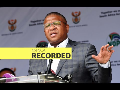 Minister Fikile Mbalula releases the 2020 Festive Season Road Stats