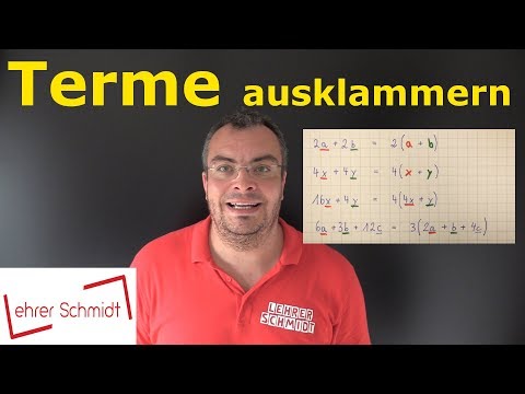 Factoring out terms - simply explained with examples | Lehrerschmidt