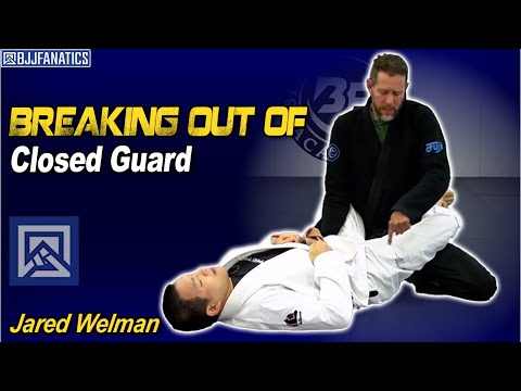 Breaking Closed Guard: Hip And Knee Push Forward Break by Jared Welman