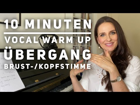 10 Min. Einsingen mit Fokus "Übergang Bruststimme / Kopfstimme trainieren" (Frauenstimme)