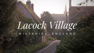 Lacock England a beautiful village and morning wal