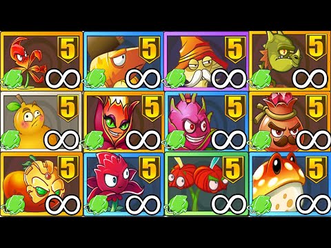 All Best Orange & Red Plants in Plants vs. Zombies 2 Chinese Version -  PvZ 2 China Tournament