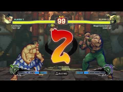 SSF4 E Honda (CaoSlayer) vs Zangief (MagicSolarStance)