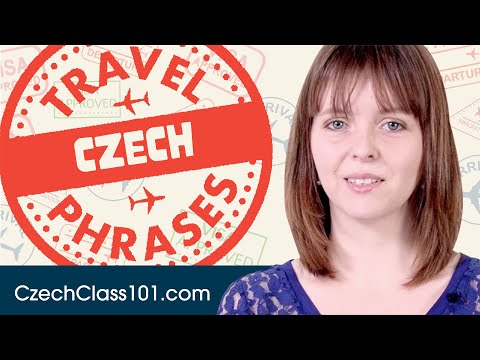 All Travel Phrases You Need in Czech! Learn Czech in 15 Minutes!