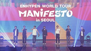 [PREVIEW] ENHYPEN WORLD TOUR 'MANIFESTO' in SEOUL SPOT #1