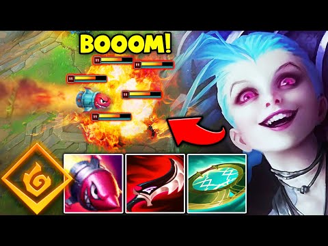 This is what happens when Sniper Jinx gets Infernal Soul... (MY ULTS BECOME NUKES)