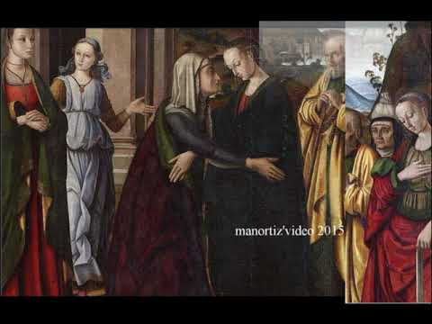 Giovanni Santi, th Raphael's father,  Visitazione, s.Maria Nuova, Fano (manortiz)