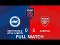 Brighton & Hove Albion v Arsenal | Full Match HD | Women's Super League | 19 Nov 2023