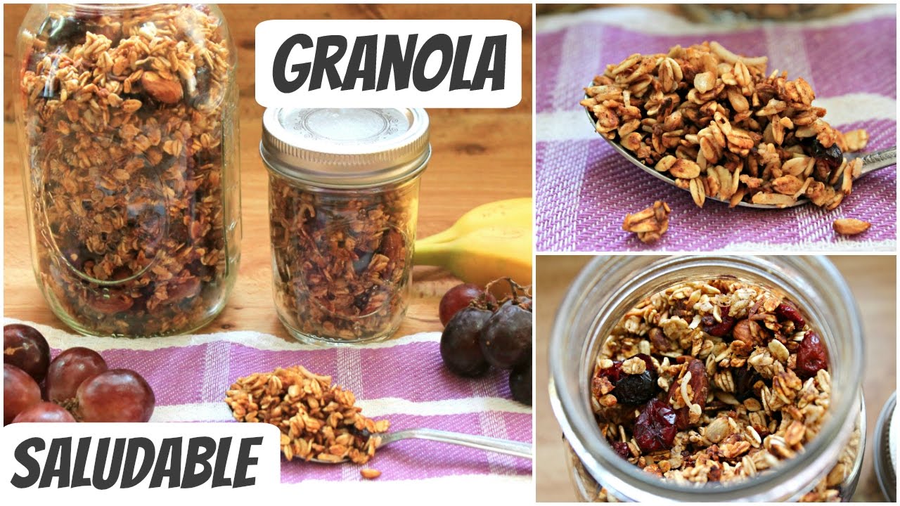 Granola casera SALUDABLE