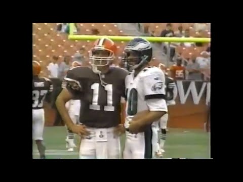 Aug 2000 - Eagles at Cleveland, NFL Preseason Action (Detmer vs Detmer)