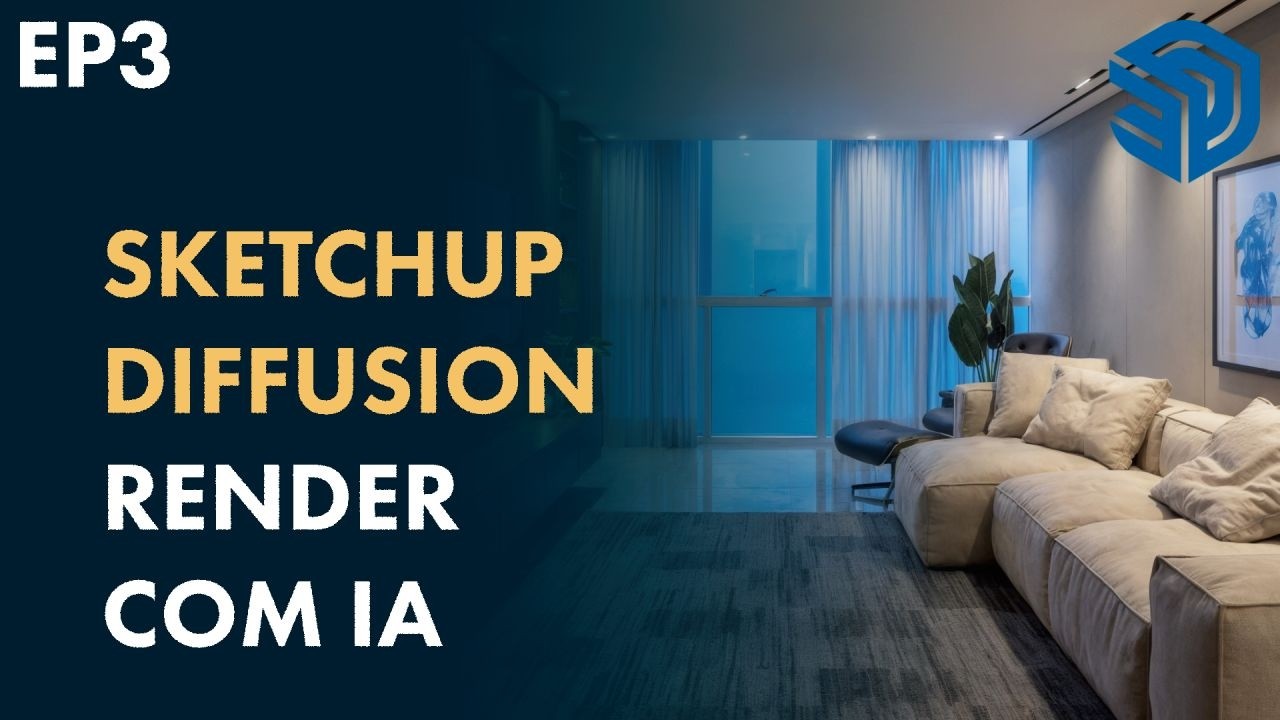 [Sketchup Diffusion] Renderizador por Inteligência Artificial Gratuito e Rápido