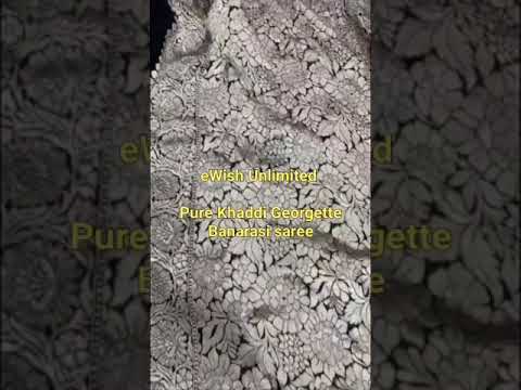 Blue Printed Designer Hand Made Sarees, Tussar Silk