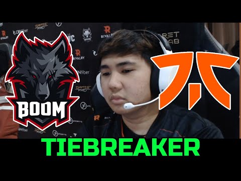BOOM VS FNATIC GAME 1 - SEA 1ST PLACE TIEBREAKER DPC SEA TOUR 2 2022