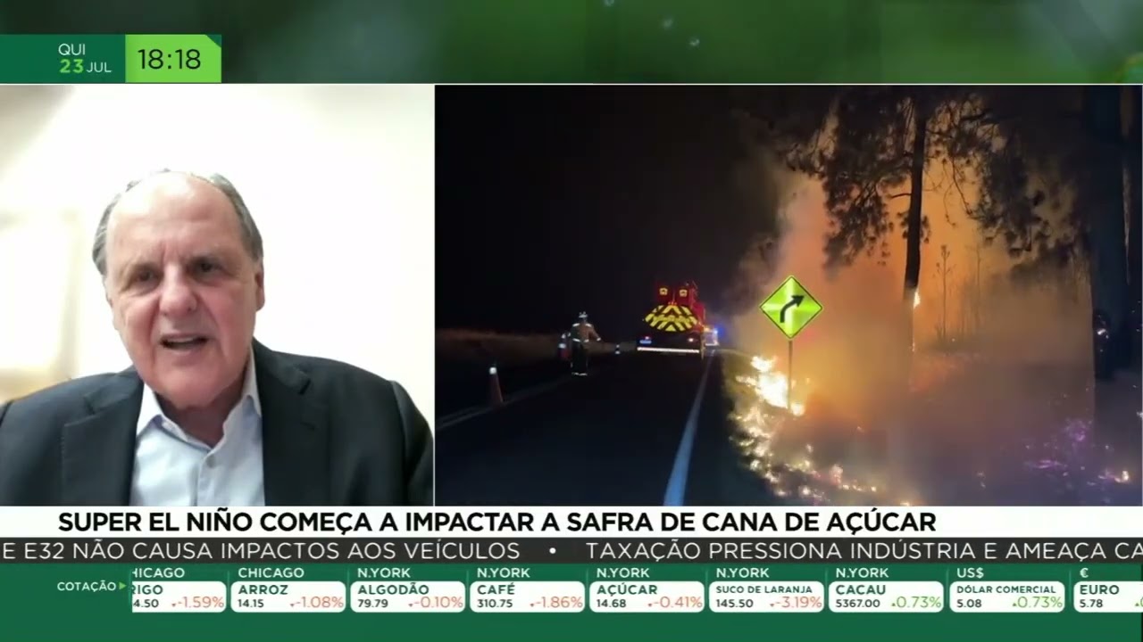 El Niño forte começa a impactar safra da cana-de-açúcar