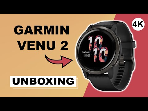 Išmanusis laikrodis Garmin Venu 2, Skalūno spalvos nerūdijančiojo plieno apvadas, su juodu korpusu ir silikoniniu dirželiu video