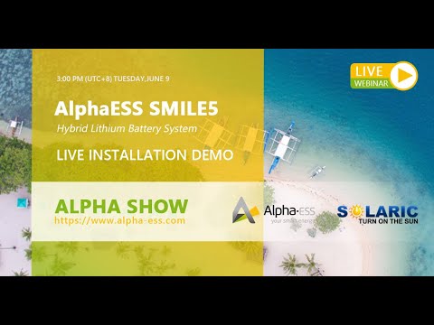 Webinar: AlphaESS SMILE5 - Hybrid Lithium Battery System