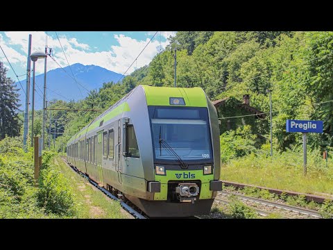 RaBe 535.109 in transito a Preglia in direzione Berna