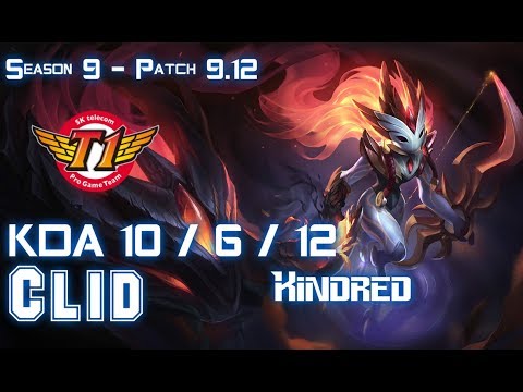SKT T1 Clid KINDRED vs OLAF Jungle - Patch 9.12 KR Ranked