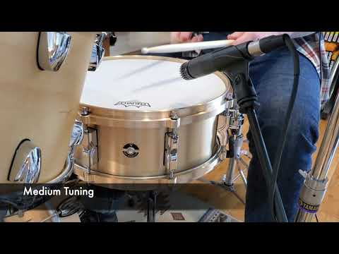 (SOLD) Snares - Q Drum Co. 5.5x14 Cast Bronze Snare Drum