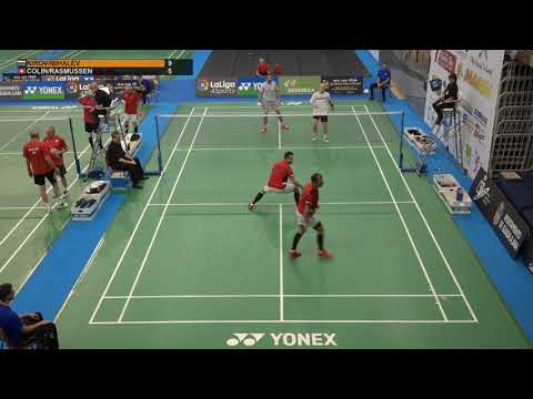 Финал на Тихомир Киров и Пламен Михалев MD40+ на European Senior Championships 2018