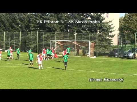 SESTŘIH BRANEK MU ČLŽ U-15  FK PŘÍBRAM  2:5  (1:0)   SK SLAVIA PRAHA  / U-15