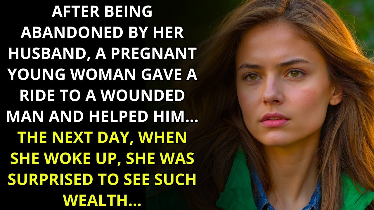 AFTER BEING ABANDONED BY HER HUSBAND, A PREGNANT YOUNG WOMAN GAVE A RIDE TO A WOUNDED MAN...