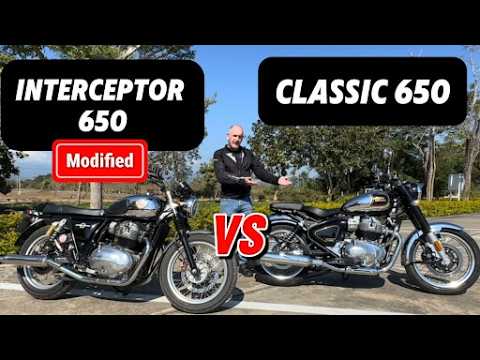Classic 650 Vs Interceptor 650  - Modified