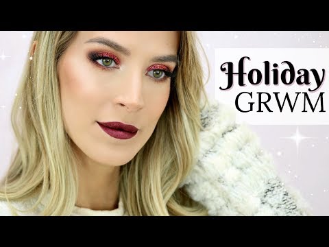 FULL GLAM HOLIDAY MAKEUP | CHATTY GRWM | LeighAnnSays Video