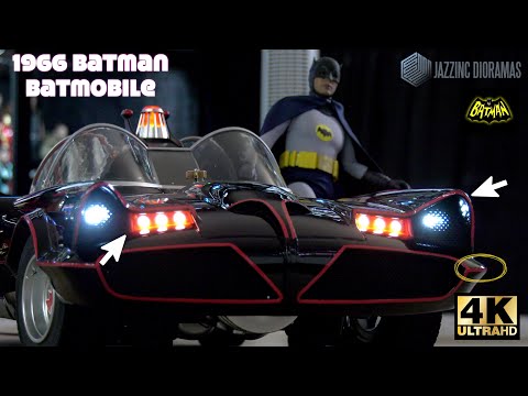 Batman Batmobile 1966 One Sixth Scale Vehicle Review Unboxing Jazzinc Dioramas 4K Blast Edt Danoby2