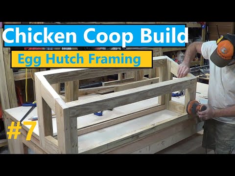 Chicken Coop Build Pt7: Egg Hutch Framing
