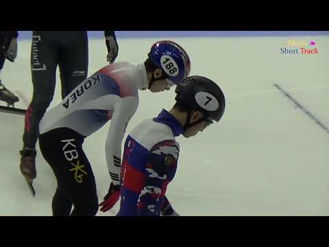 2017/18 쇼트트랙월드컵4차 남자 500 m Quarterfinals Heat 1 /곽윤기.안현수(Victor AN) [서울목동 2017.11.17 ~ 11.19]