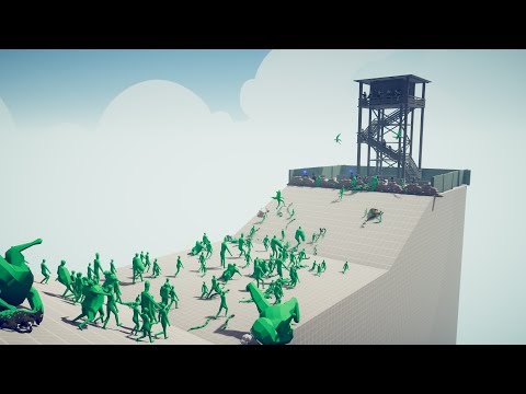 ZOMBIES vs FORT - Totally Accurate Battle Simulator TABS