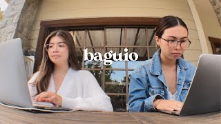 baguio vlog 🌲🪵☀️ family vacay, catching up on work, biking in burnham