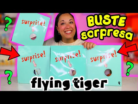 Apro 4 BUSTE SORPRESA di TIGER! iolanda sweets