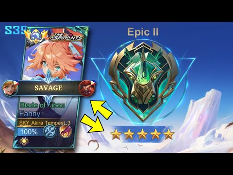 SAVAGE?! NEW SEASON GRIND FOR GLOBAL FANNY? - SOLO RANK GAMEPLAY MLBB