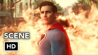 Superman saves Lois Lane (Flashback scene)