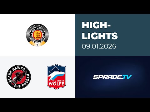 09.01.2026 - Highlights - EHF Passau Black Hawks vs. Selber Wölfe