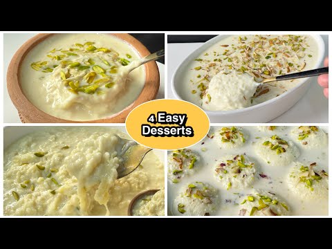 4 Easy Dessert Recipes That any one can make in Minutes 😍