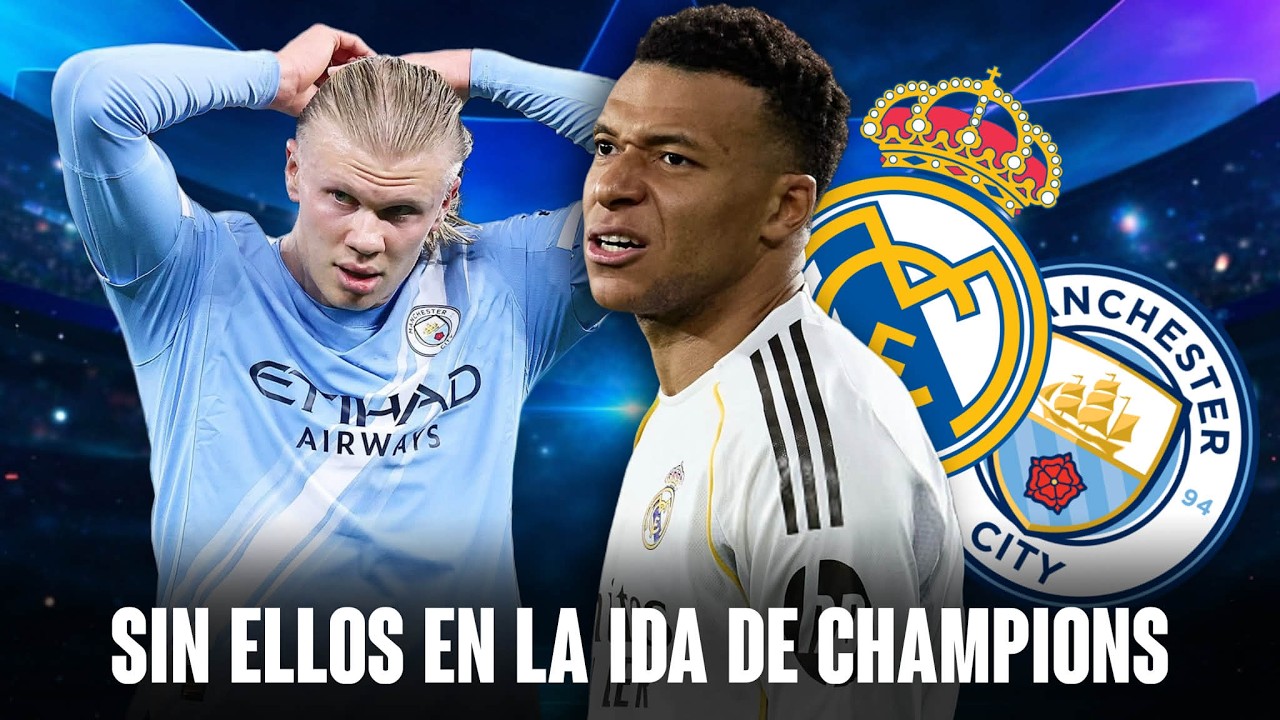 ¡EN RIESGO TOTAL! HAALAND Y MBAPPÉ SE PUEDEN PERDER LA IDA DE CHAMPIONS LEAGUE
