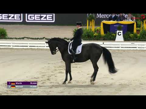 STUTTGART GERMAN MASTERS -  Preis der Firma Abelein Event Service - Isabell Werth