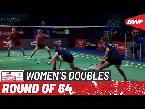 TotalEnergies BWF World Championships 2021 | Magnusson/Nistad (SWE) vs Busch/Schulz (DEN) | R64