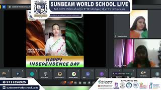 Sunbeam World School as we celebrated Independence Day with the esteemed Lt Col Jhilmil Mukherjee🎖️✨