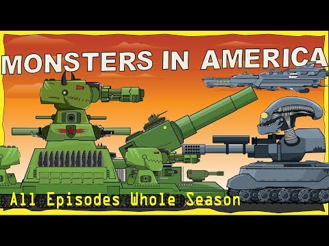 "All episodes Monsters in America first season" Cartoons about tanks