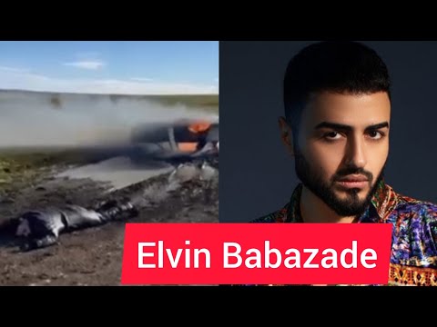 Elvin Babazadə Yol qəzası keçirtdi Şok Görüntülər