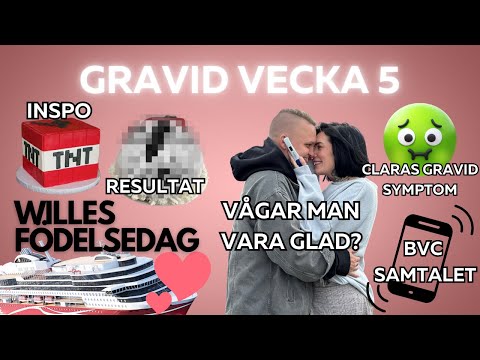 GRAVID VECKA 5, VLOGG