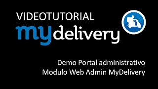 Demo Portal Administrativo MyDelivery